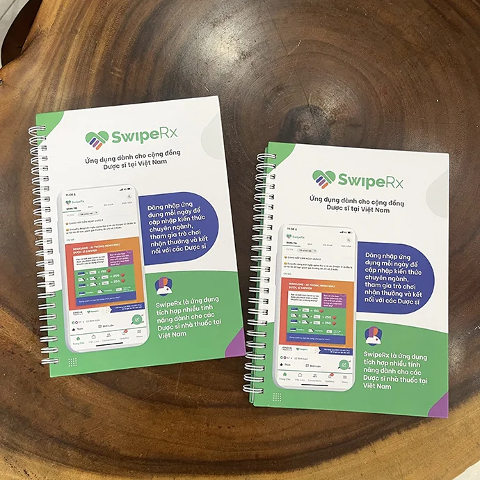 Sổ Lò Xo In Logo Theo Yêu Cầu – Sổ Tay Quà Tặng Doanh Nghiệp