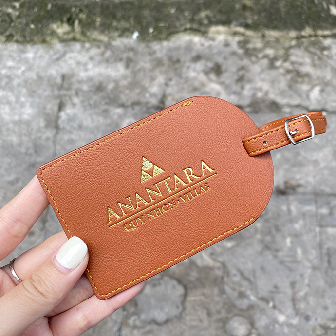 Thẻ Tên Hành Lý Da Cao Cấp – Tag Hành Lý Quà Tặng Doanh Nghiệp Sang Trọng