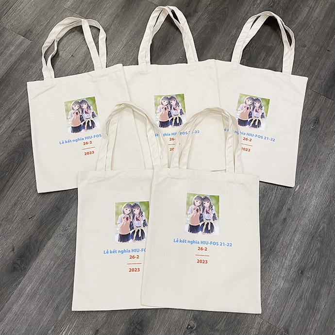 Túi Canvas Đơn Giản In Logo Theo Yêu Cầu – Thiết Kế Đẹp, Giá Tốt