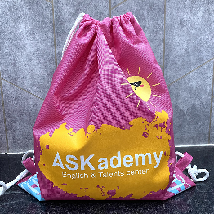 Túi Rút Vải Dù In Logo – Túi Rút Hồng Thời Trang, Giá Rẻ