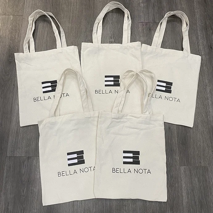 Túi Canvas In Logo Bella Nota – Túi Canvas Đơn Giản, Giá Rẻ