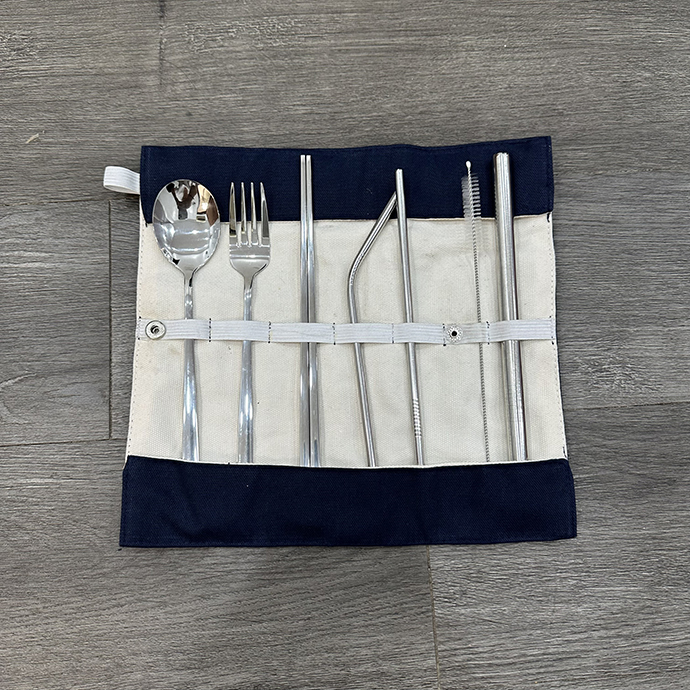 Túi Vải Canvas Đựng Muỗng Đũa Cá Nhân - In Logo Theo Yêu Cầu