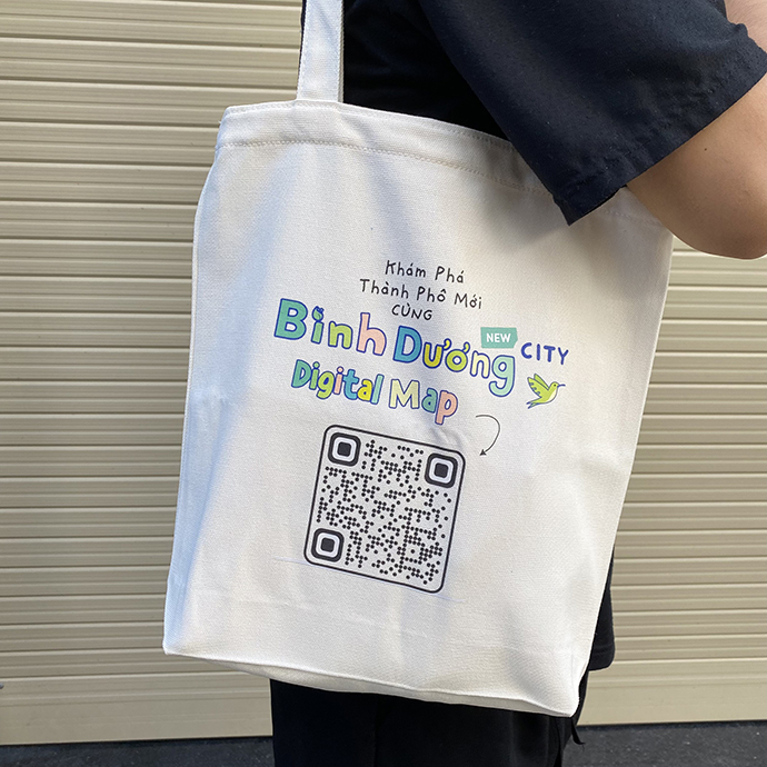 Túi Vải Canvas In Logo Hai Mặt - Túi Vải Canvas In Logo Theo Yêu Cầu
