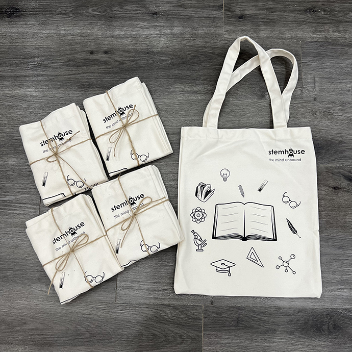 Túi Canvas STEMHOUSE - Túi Canvas In Lụa Giá Rẻ - In Logo Theo Yêu Cầu