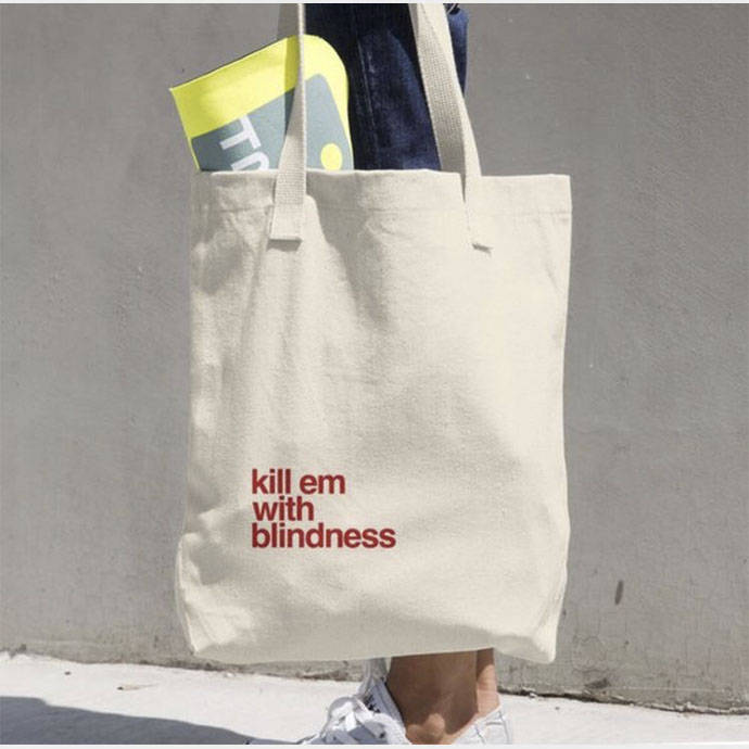 Túi Vải Canvas Màu Trắng In Ấn Thiết Kế Theo Yêu Cầu