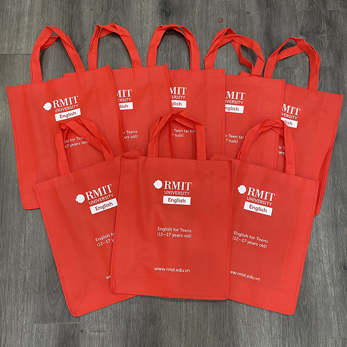 Túi Vải Không Dệt In Logo RMIT - Sản Xuất Số Lượng Lớn, Giá Tốt
