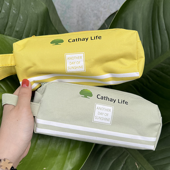 Túi Đựng Bút Vải Dù In Logo Cathay - Túi Đựng Bút In Logo Theo Yêu Cầu