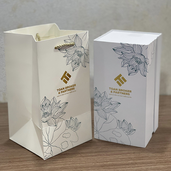 Túi giấy & hộp giấy cao cấp – in logo theo yêu cầu