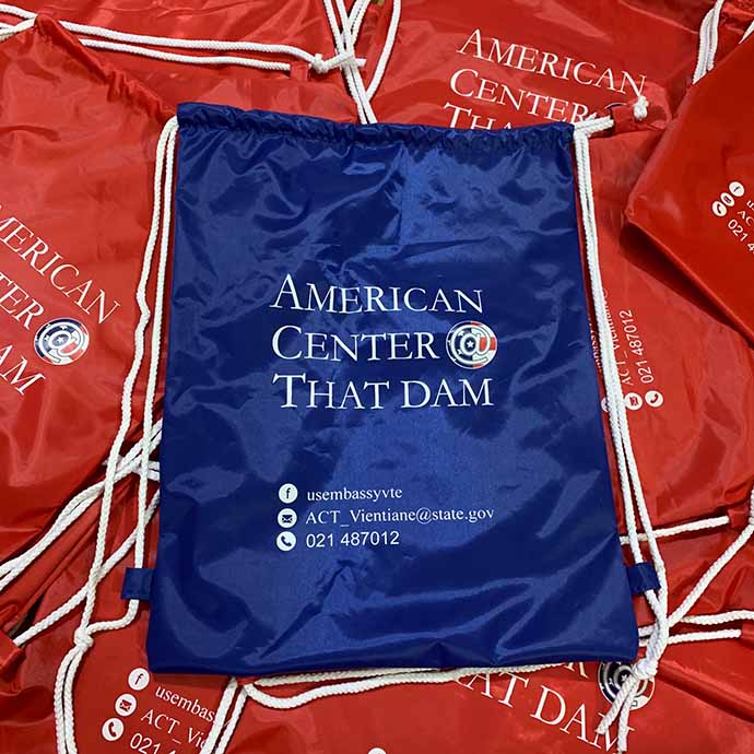 Túi Rút Vải Dù In Logo Theo Yêu Cầu – Túi Dây Rút Quà Tặng Sự Kiện