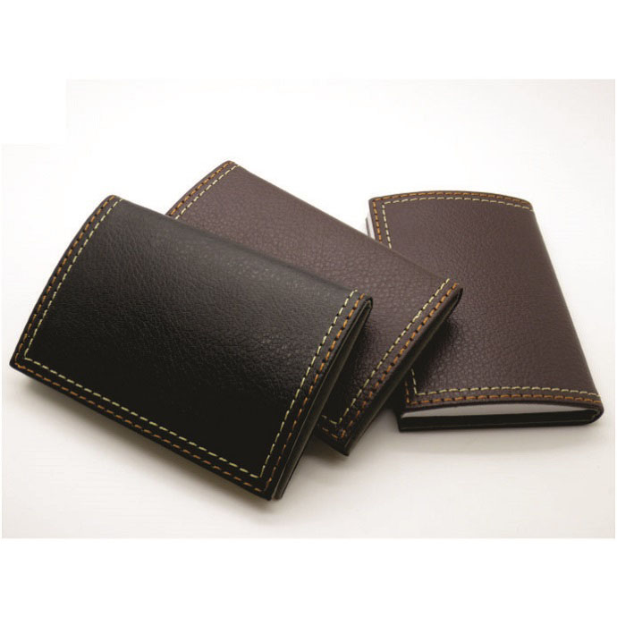 Hộp Đựng Danh Thiếp Da PU Khâu Chỉ Nổi – Bền Bỉ, Sang Trọng, In Logo Doanh Nghiệp