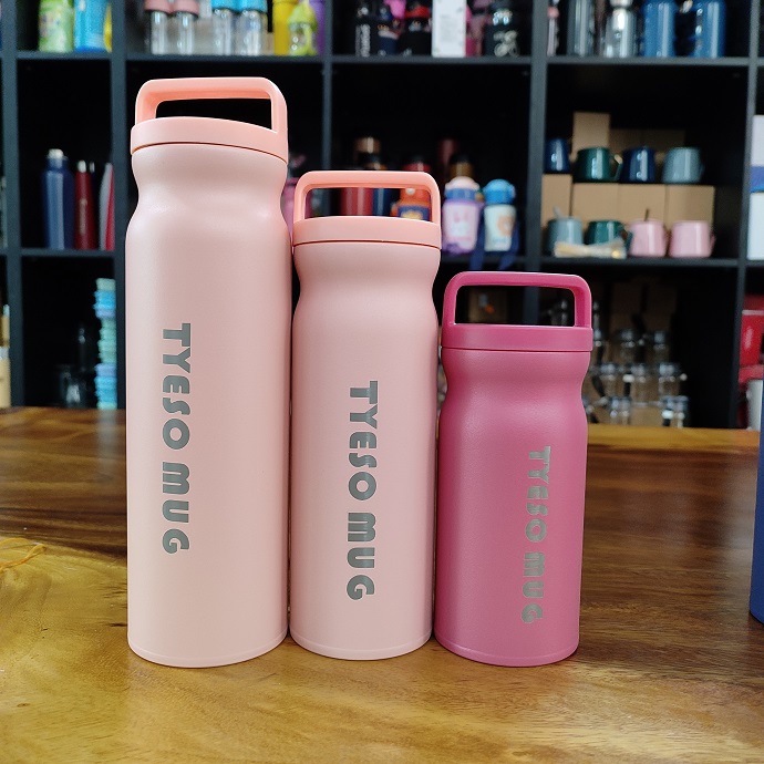 Bình Giữ Nhiệt TYESO In Logo – Bình Thép Không Gỉ Cao Cấp Nhiều Dung Tích