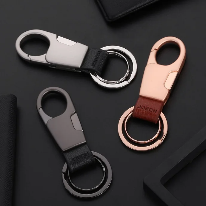 Móc Khóa Kim Loại In Logo – Móc Chìa Khóa Da Cao Cấp