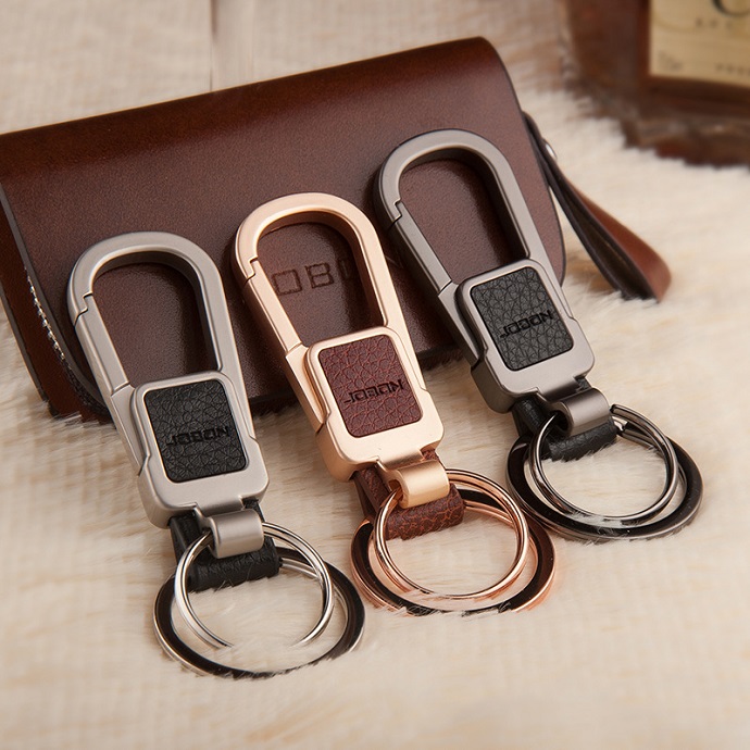 Móc Khóa Da Cao Cấp Phối Kim Loại – Quà Tặng Doanh Nghiệp Sang Trọng