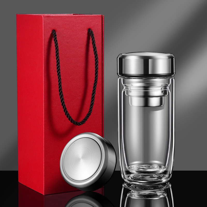 Bình Thủy Tinh Hai Lớp - Ly Thủy Tinh Cách Nhiệt Cho Phòng Họp