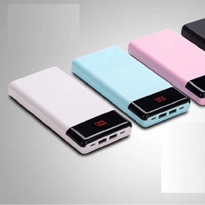 Pin Dự Phòng 12.000mAh Màn Hình LED – Nhiều Màu, Thiết Kế Mỏng Nhẹ