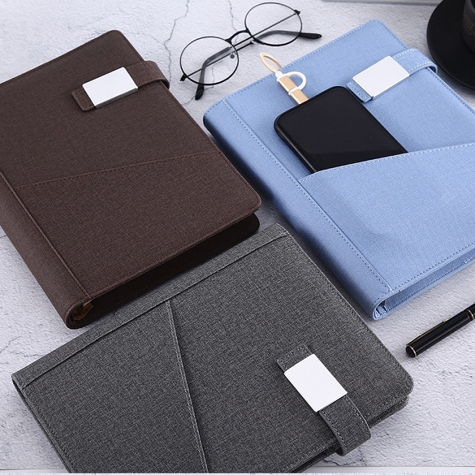 Sổ Sạc Vải Bố Quà Tặng Doanh Nghiệp Cao Cấp – Thiết Kế Hiện Đại