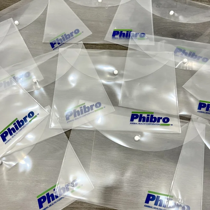 Bìa Nút F4 Plus CB - 2636 In Logo Theo Yêu Cầu, Nhựa Dẻo Bền Đẹp