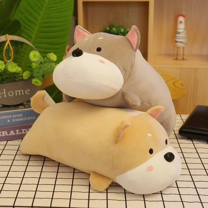 Gối Ôm Chó Corgi Dễ Thương – Thú Bông Gối Ôm Thêu/In Logo Theo Yêu Cầu (Quà Tặng Số Lượng Lớn)