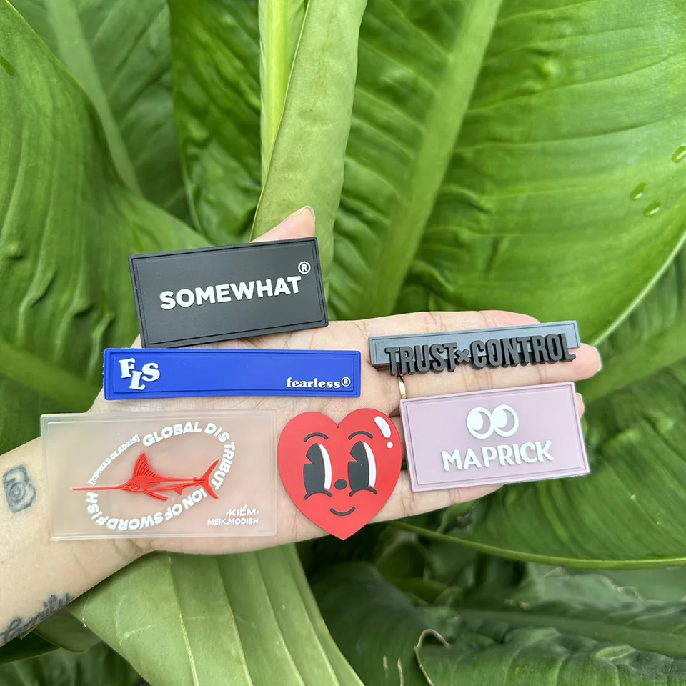 Logo Cao Su PVC In Nổi Theo Yêu Cầu – Patch Cao Su May Nón, Áo, Balo