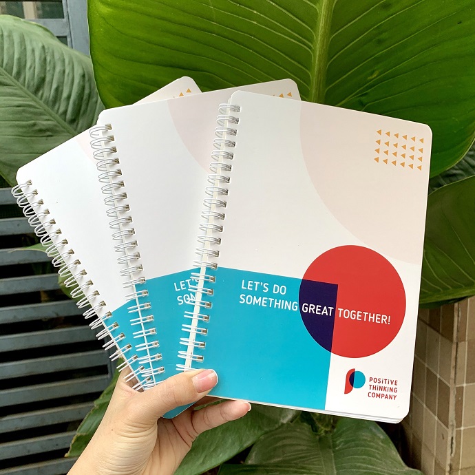 Sổ Lò Xo In Logo Theo Yêu Cầu – Ruột Giấy Ford 80 Tờ