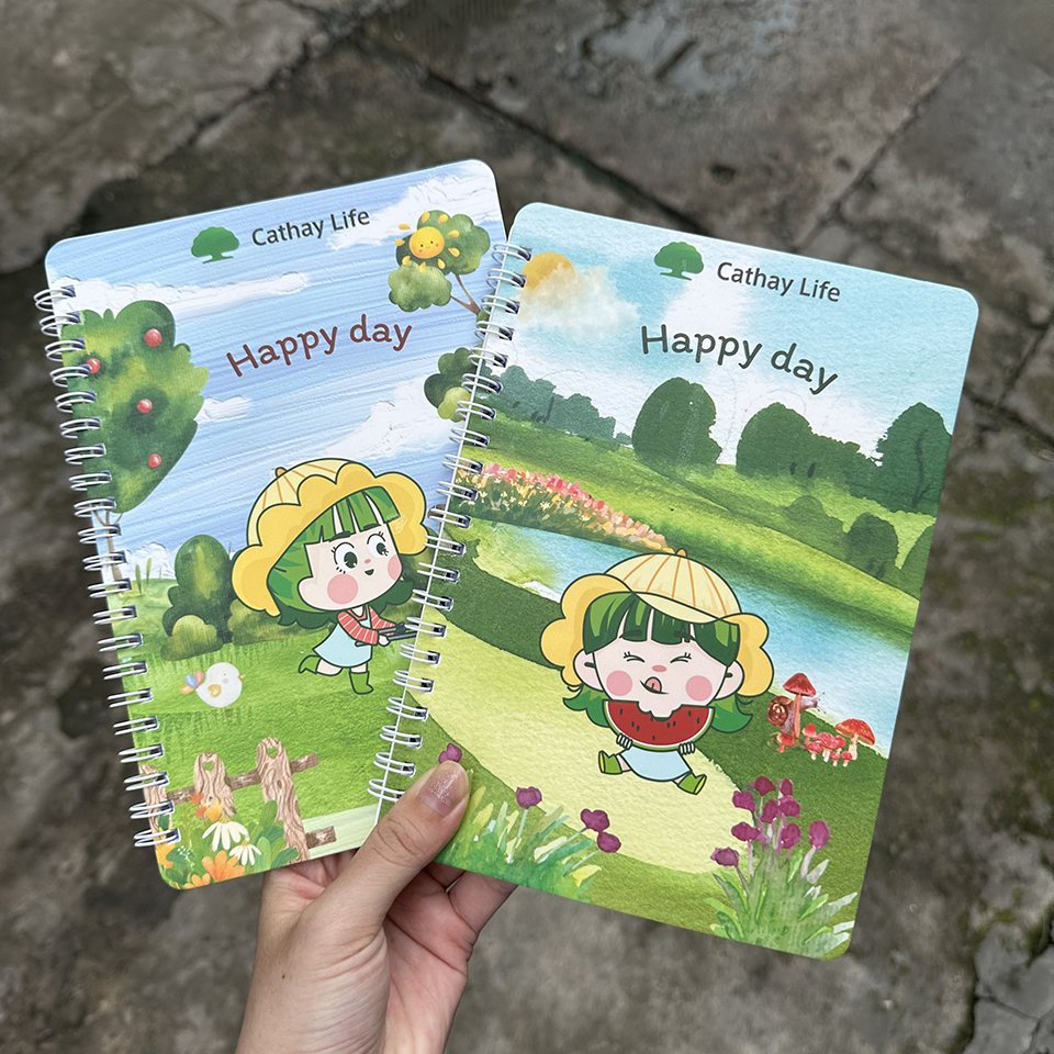 Sổ Lò Xo A5 In Logo Theo Yêu Cầu - Giá Rẻ, Chất Lượng Cao