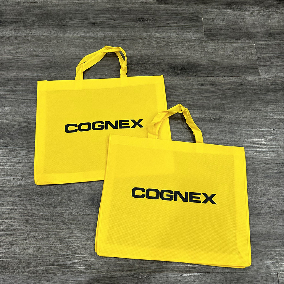 Túi Vải Không Dệt Màu Vàng In Logo COGNEX - Gia Công Theo Yêu Cầu | Quà Tặng Nhanh