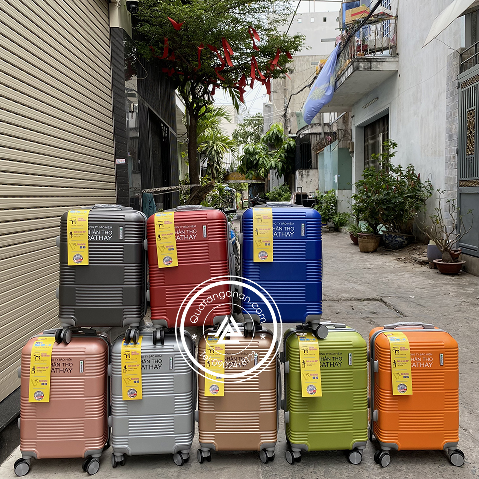 Vali Cần Kéo Size 20inch In Logo Và Gắn Logo Kim Loại Theo Yêu Cầu - Quà Tặng Doanh Nghiệp Cao Cấp