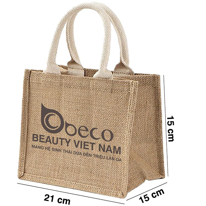 Túi Vải Đay In Logo Theo Yêu Cầu - Túi Quà Tặng Doanh Nghiệp Chất Lượng