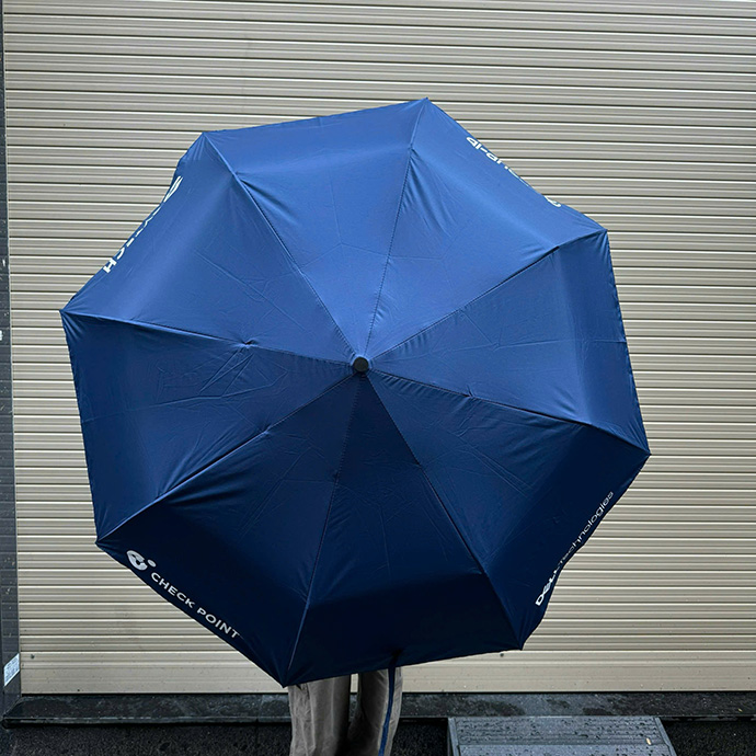 Ô Dù Cỡ Lớn Màu Xanh Navy – In Logo Check Point