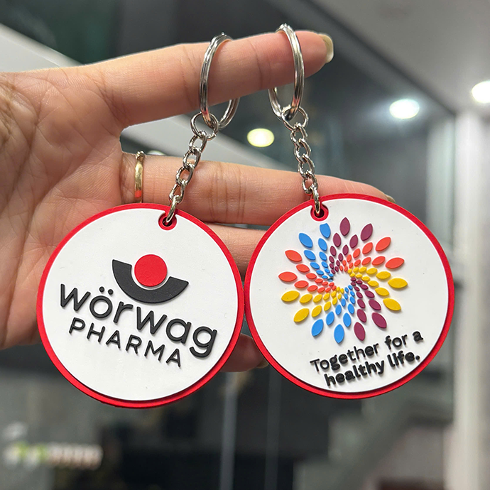 Móc Khóa Silicon Thiết Kế Theo Yêu Cầu - In Logo, Giá Sỉ