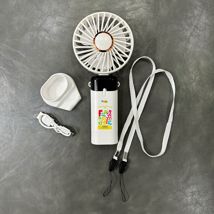 Quạt Cầm Tay Mini Sạc USB – Quà Tặng In Logo Theo Yêu Cầu