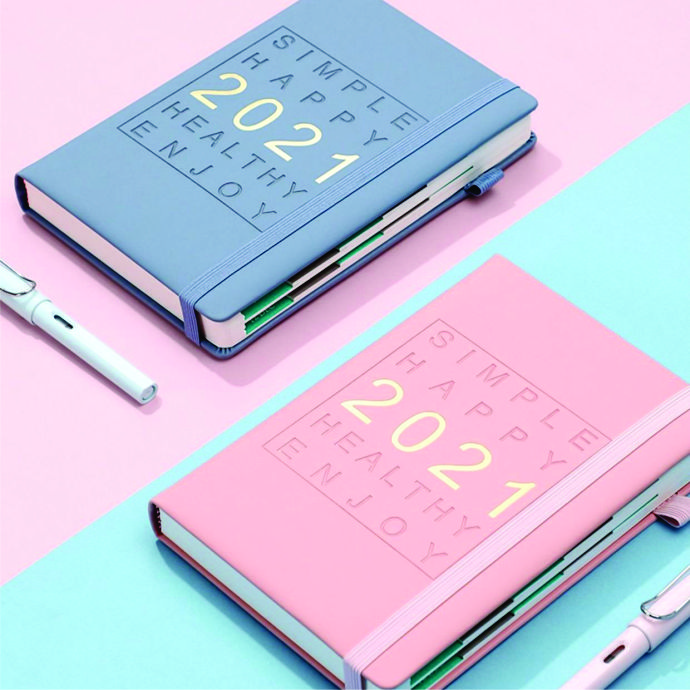 Sổ Tay Planner Bìa Da Dập Nổi In Theo Yêu Cầu