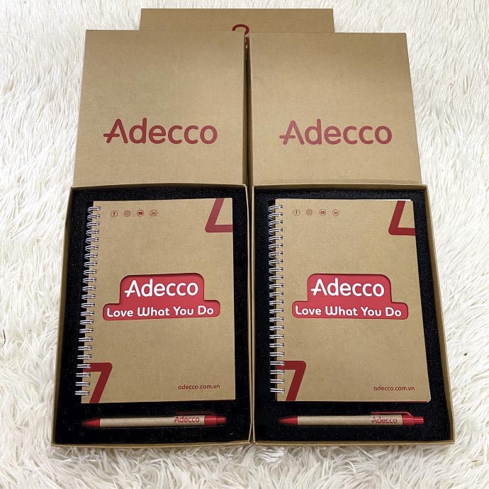 Bộ Quà Tặng Sổ Tay In Logo Theo Yêu Cầu – Giftset Sổ Tay & Bút Doanh Nghiệp
