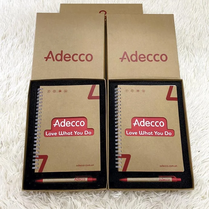 Bộ Quà Tặng Sổ Tay In Logo Theo Yêu Cầu – Giftset Sổ Tay & Bút Doanh Nghiệp