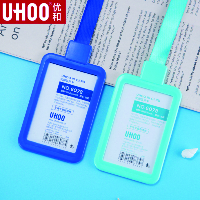 Bao Đeo Thẻ Nhựa UHOO No.6078 – Bền Đẹp, Màu Sắc Trẻ Trung