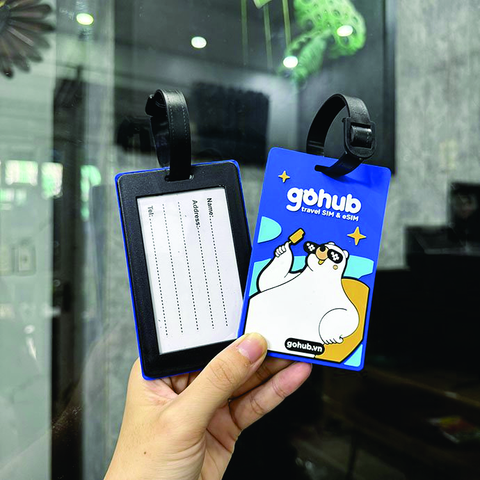 Thẻ Gắn Vali Du Lịch – Tag Hành Lý In Logo Quảng Cáo