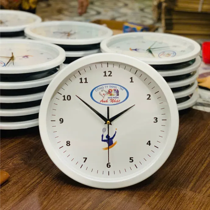 Đồng Hồ Treo Tường Quà Tặng Doanh Nghiệp – In Logo Theo Yêu Cầu, Giá Tốt