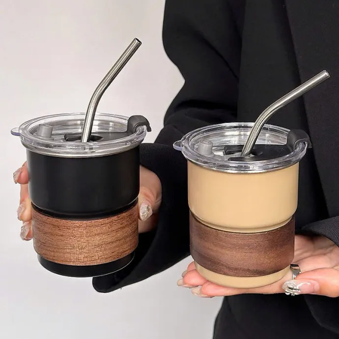 Ly Giữ Nhiệt Nắp Trong Kèm Ống Hút – Quà Tặng Doanh Nghiệp Hiện Đại & Thời Trang