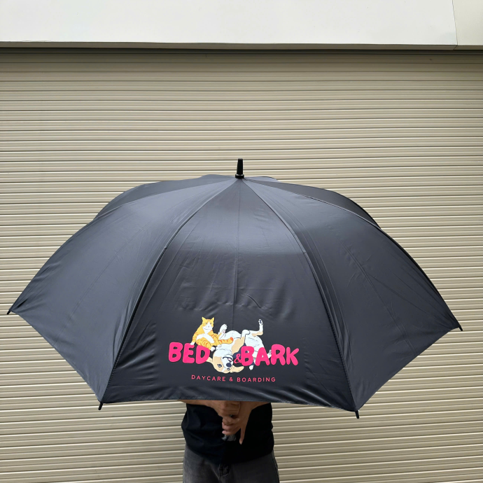 Dù Cầm Tay Cán Thẳng In Logo – Sải Cánh Lớn, Chống Thấm Tốt – Quà Tặng Sự Kiện
