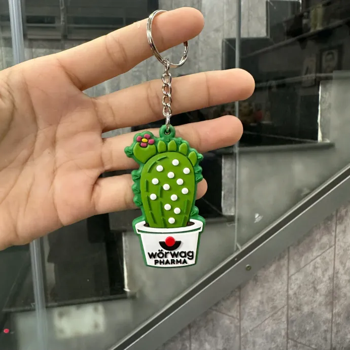 Móc Khóa Cao Su PVC In Logo Quà Tặng Doanh Nghiệp