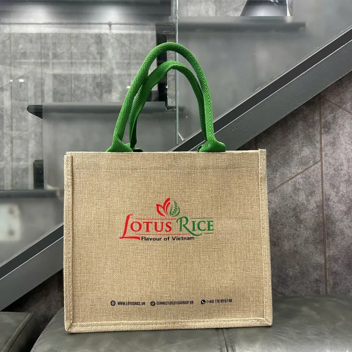Túi Vải Đay In Logo – Túi Jute Quà Tặng Doanh Nghiệp Thân Thiện Môi Trường