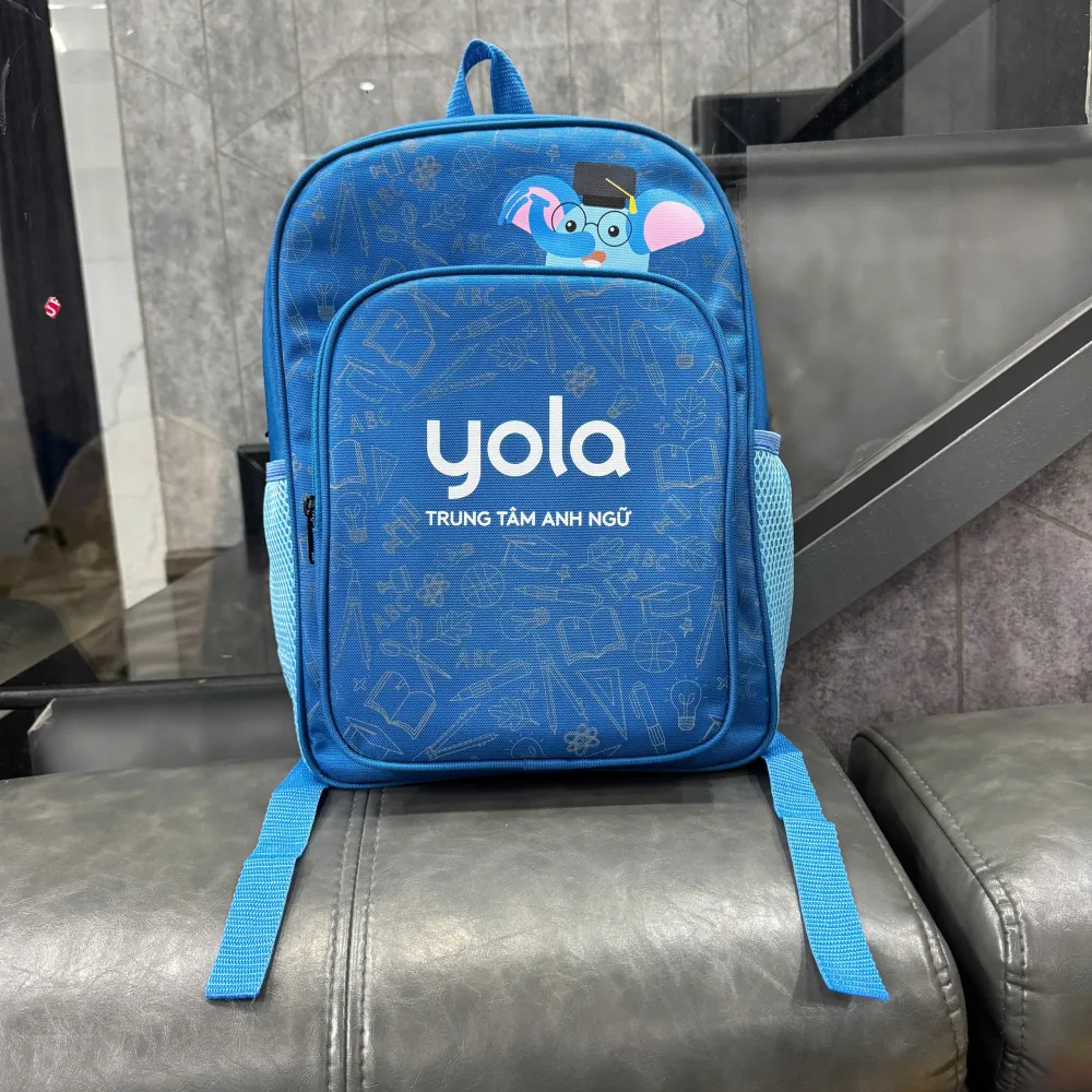 Balo Học Sinh In Logo Theo Yêu Cầu Sản Xuất Balo Doanh Nghiệp