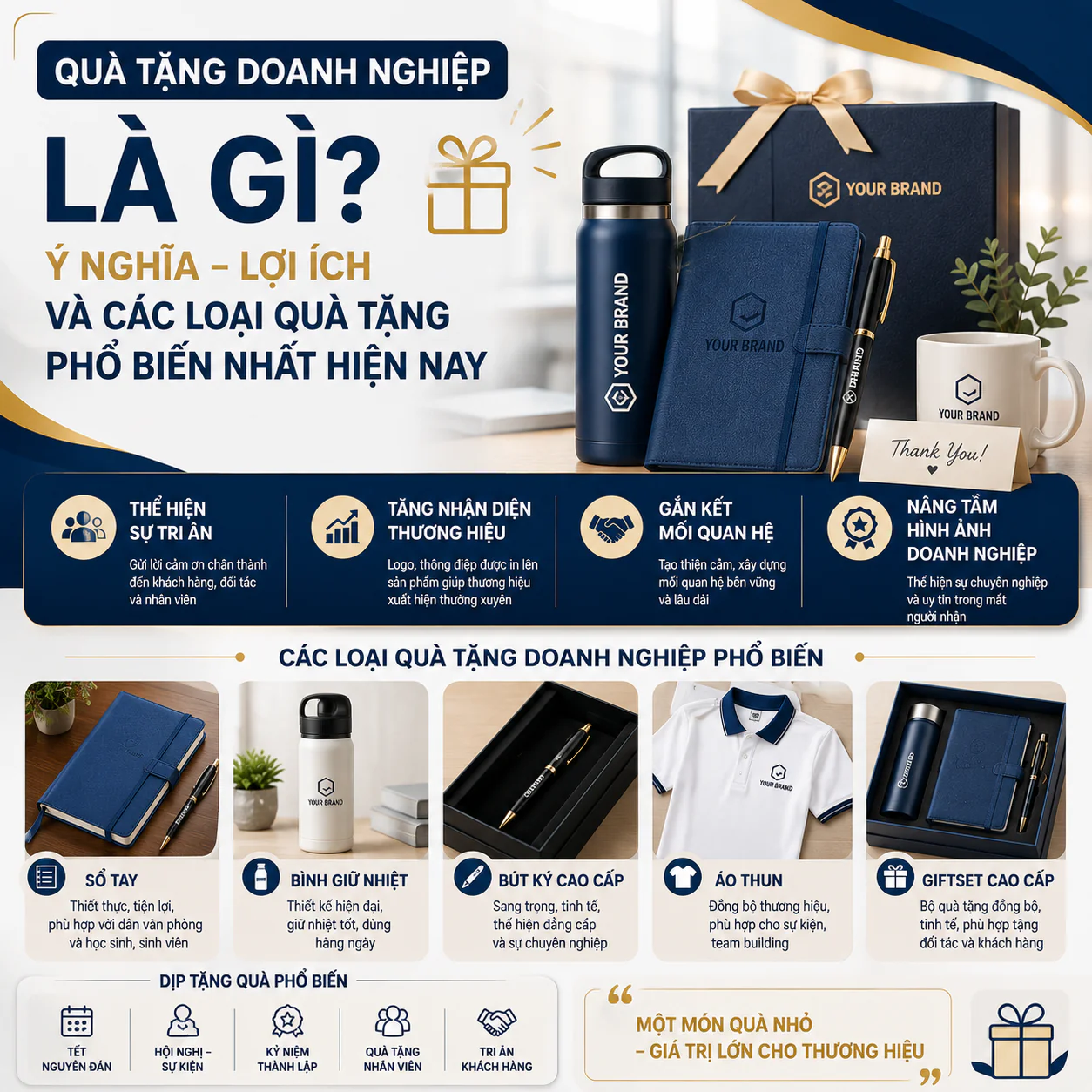 Quà Tặng Doanh Nghiệp Là Gì? Ý Nghĩa Và Các Loại Quà Tặng Doanh Nghiệp Phổ Biến