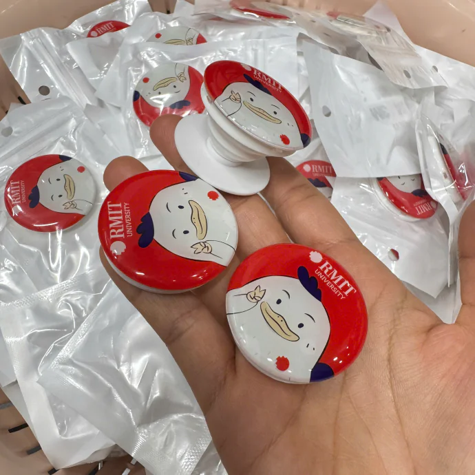 Đế Hít Điện Thoại In Logo Theo Yêu Cầu Giá Xưởng - PopSocket Quà Tặng Doanh Nghiệp