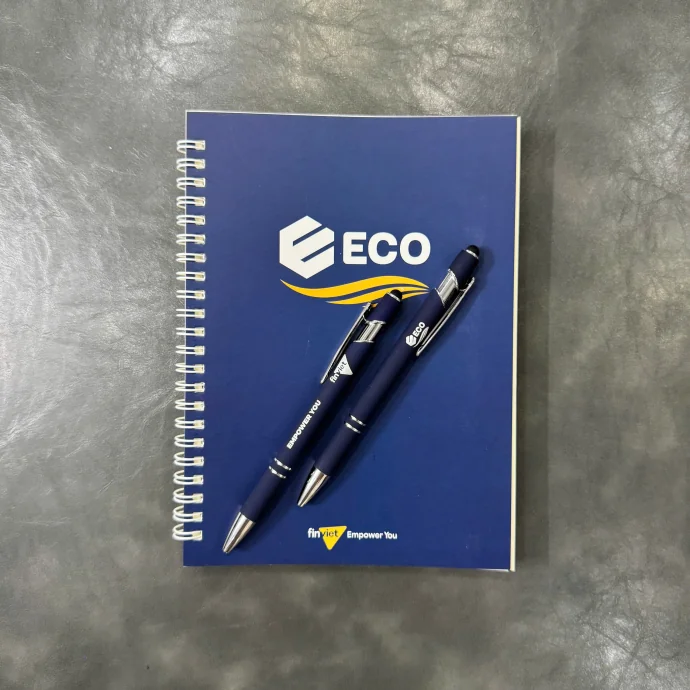 Bộ Quà Tặng Sổ Và Bút Kim Loại In Logo Theo Yêu Cầu | Sang Trọng – Giá Tốt