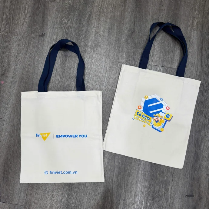 Túi Vải Canvas In Theo Yêu Cầu - Quà Tặng Độc Đáo và Thân Thiện