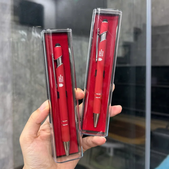 Bút Kim Loại Kèm Hộp In Logo – Quà Tặng Doanh Nghiệp Sang Trọng